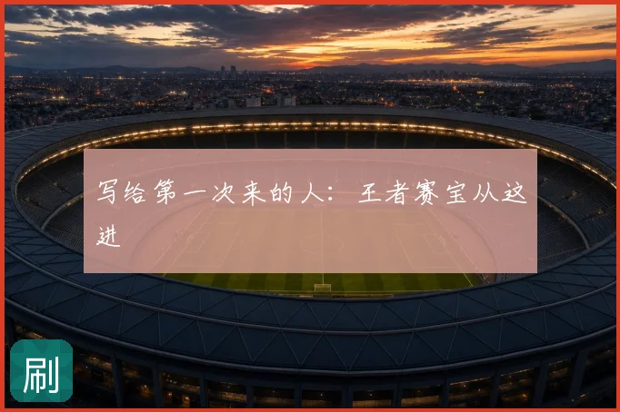 写给第一次来的人:王者赛宝从这进